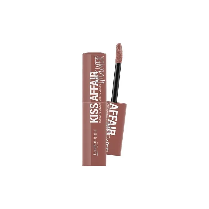 Kiss Affair Lacquer Liquid Lipstick With Vinyl Effect Peachy Beachy 39ml