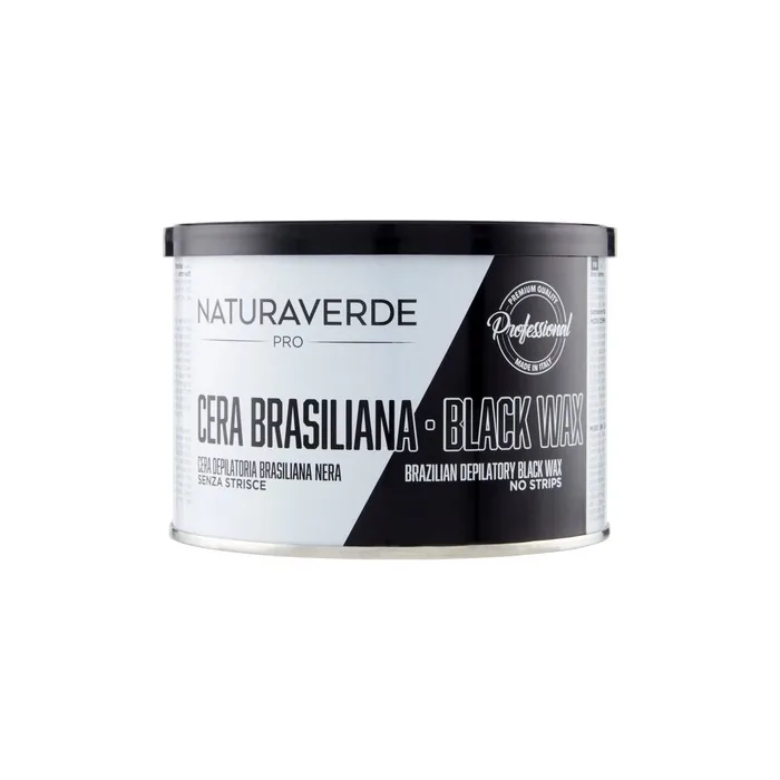 Naturaverde Brazilian Hair Removal Wax Black Soluble 400ml