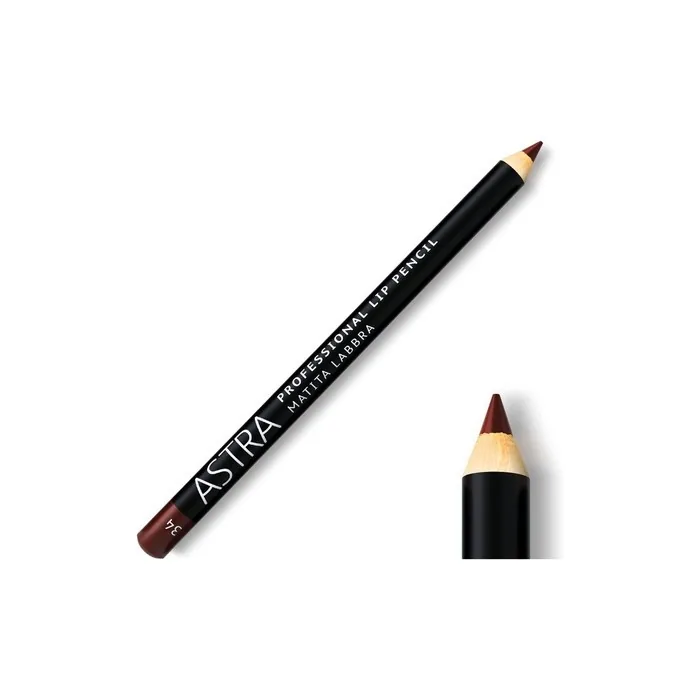 Long Lasting Lip Pencil in Chestnut Shade 34