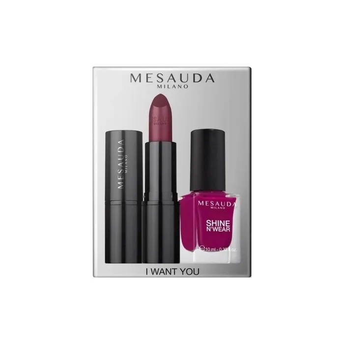 Mesauda Milano I Want You Kit Lipstick 517 Gothicfull Nail Polish 217 Luxury