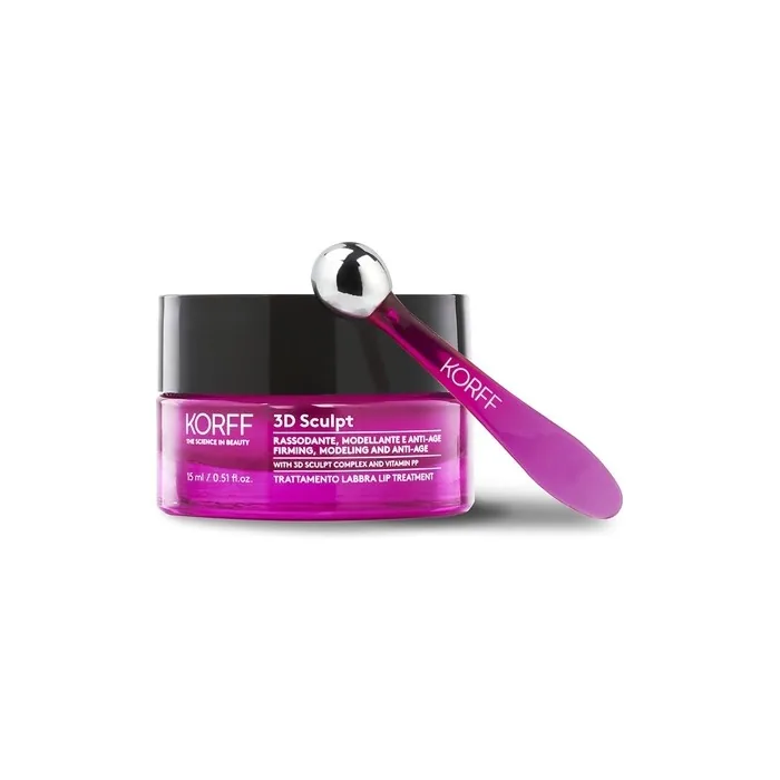 Korff 3D Sculpt Lip Treatment Texture Cream with Firming Effect and Volume