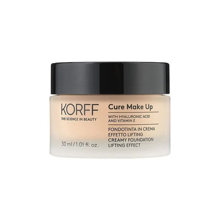 Korff Foundation Cream with Lifting Effect Medium Coverage and Hyaluronic Acid