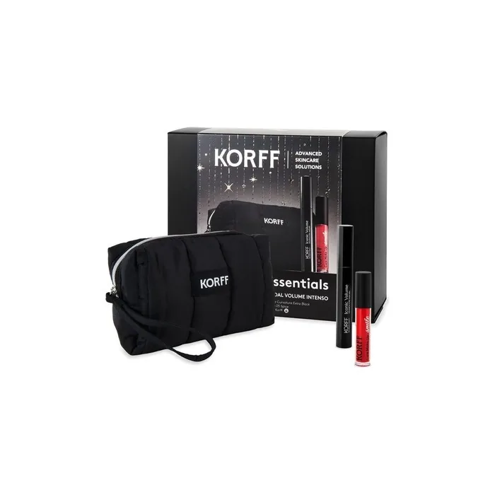 Korff Make-Up Essential Iconic Volume Mascara 9ml and Comfort Lip Gloss 05 Spice