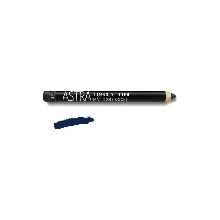 ASTRA Jumbo Glitter 32 Blue Sheen Eye Pencil