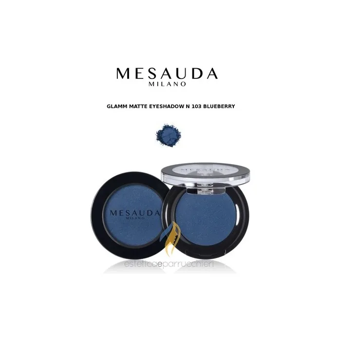 MESAUDA Milano Compact Glam Matte Eyeshadow 103 Blueberry