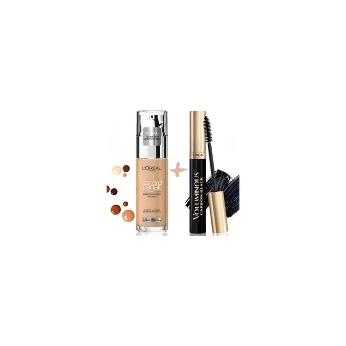 L'Oreal Accord Parfait Foundation 35d35w Voluminous X5 Mascara