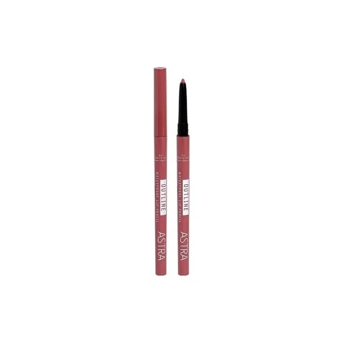 Astra Outline Waterproof Lip Pencil Fierce Nut - Pack of 4