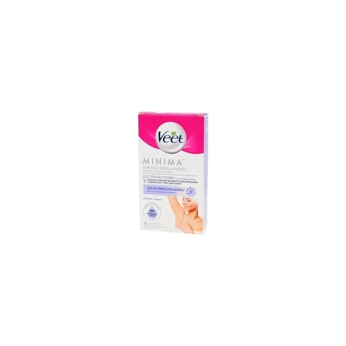 Veet Minima Depilatory Strips for Underarms 16 Strips
