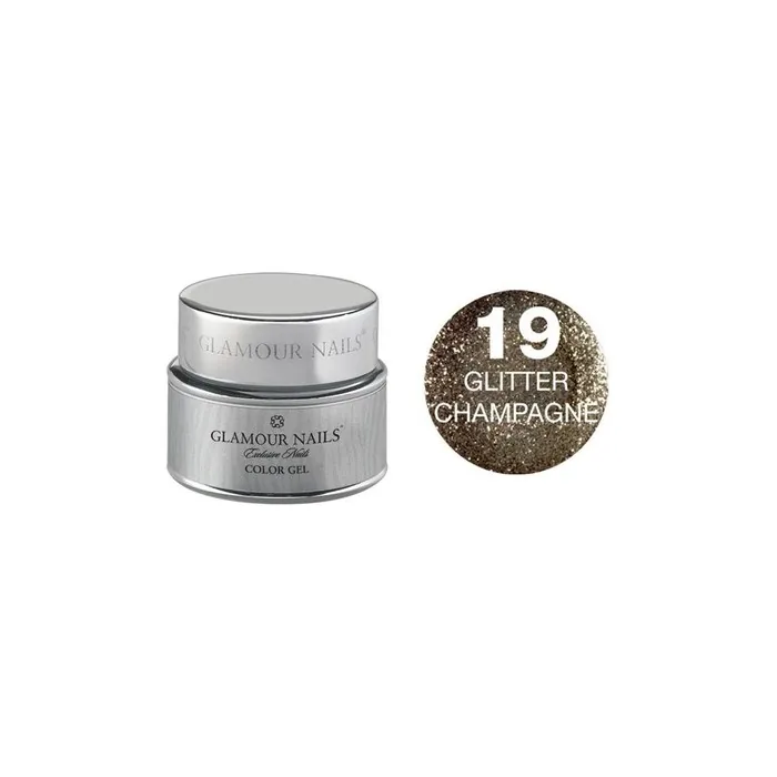 Vip Glamour Glitter Gel 19 - 5 Milliliters