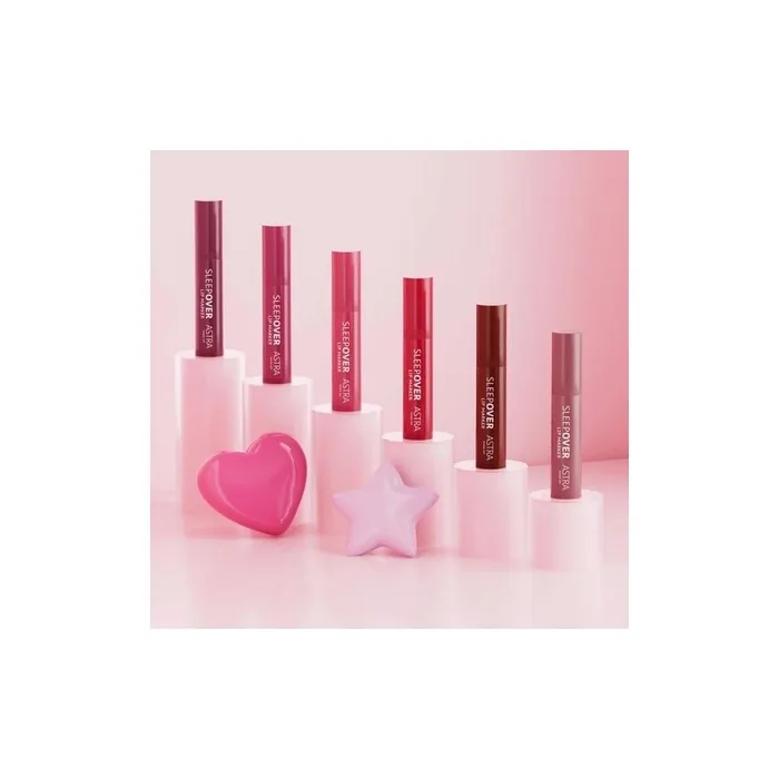 Astra Makeup Sleepover Lip Marker Long-Lasting Moisturizing Lipstick