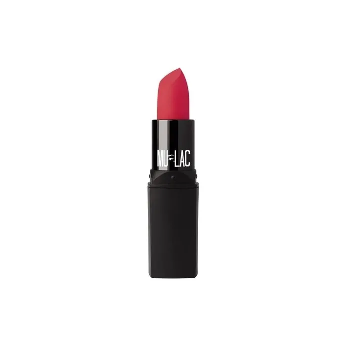 Mulac Cosmetics Crazy Like a Fox 21 Matte Red Ferrari Lipstick with Matte Texture Vegan 3.5g