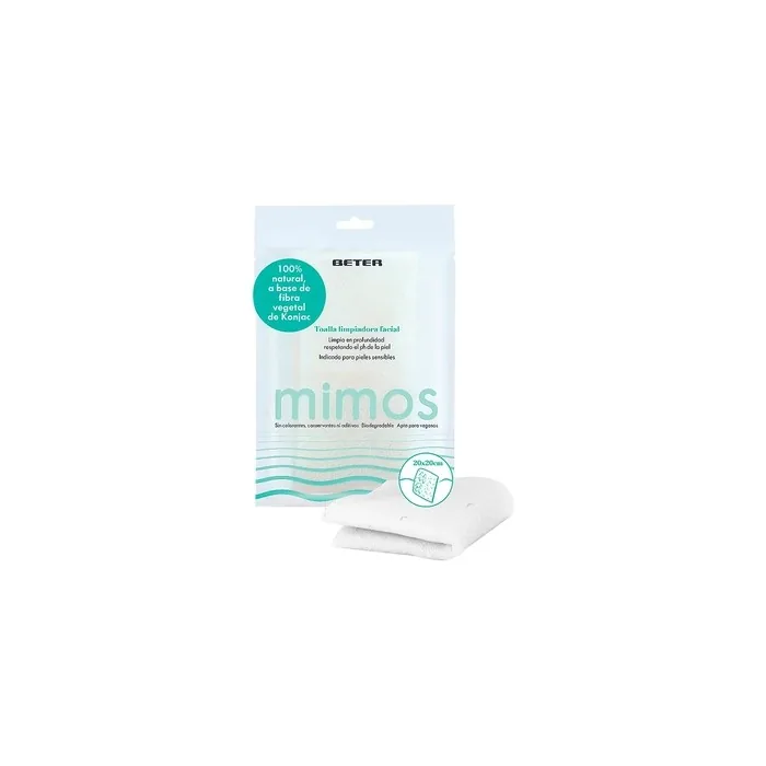 Beter Beter Konjac Facial Cleansing Towel 20x20 Cm