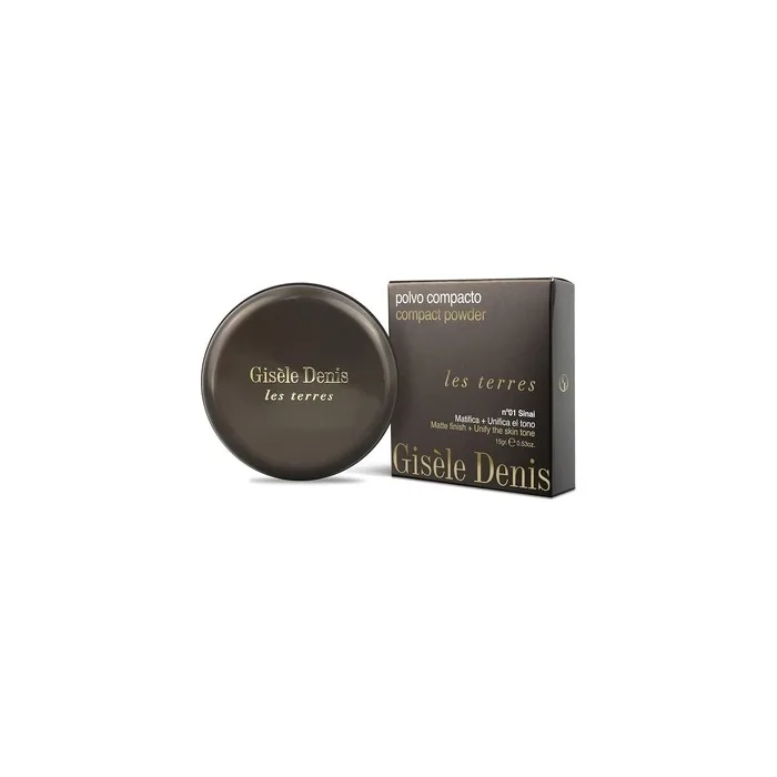 GISELE DENIS Les Terres Compact Powder No. 1 Sinai Makeup Bronzing 15g
