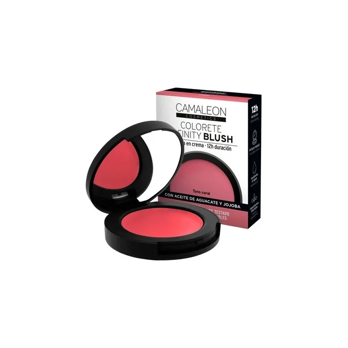 Camaleon Cosmetics Colorete Infinity Blush 12 Hours Coral Colors