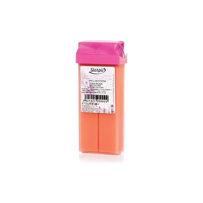 Creamy Pink Wax Starpil Roll on Cartridges 110g
