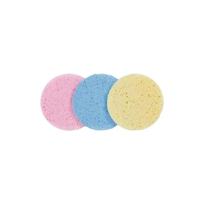 Bifull Set Sponges Unmake Up 110mm Circle Colors Plus 3 Units Black White Standard
