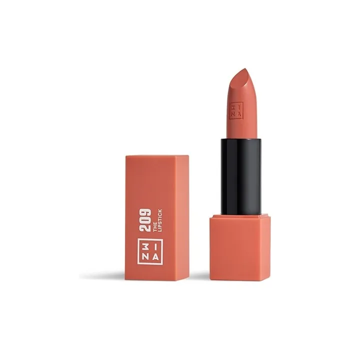 3INA Makeup The Lipstick 209 Cream Lipstick with Vitamin E and Shea Butter Long Lasting Lip Colour Matte Finish Creamy Texture Vegan Cruelty Free
