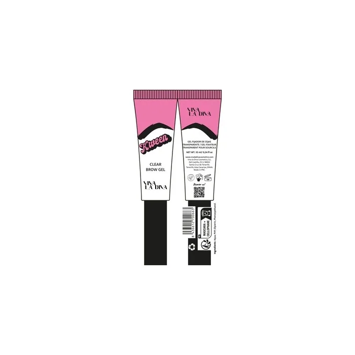 Viva la Diva Kween Fixer Clear Eyebrow Gel