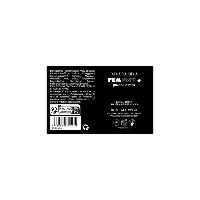 Viva la Diva Fem-Power Jumbo Lipstick - Genuine