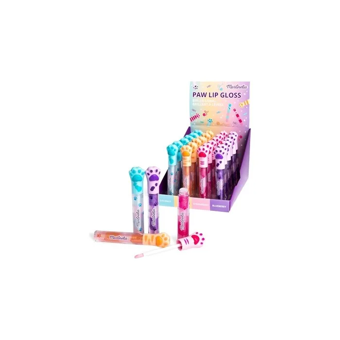 Martinelia Lip Gloss With Cat Paw For Kids