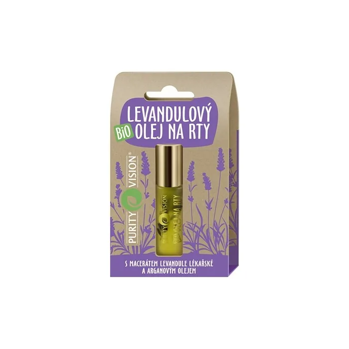 Purity Vision Organic Lavender Lip Oil 10 Ml
