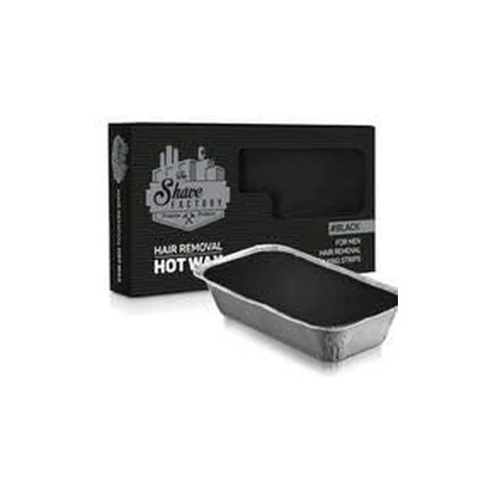 The Shave Factory Hair Removal Hot Wax Black