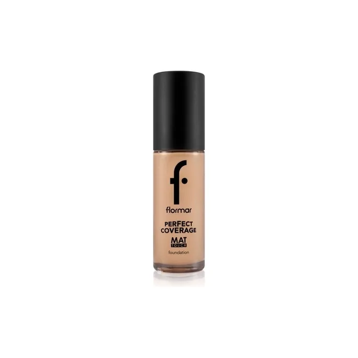 Flormar Perfect Coverage Mat Touch Foundation 301 Soft Beige 30 Ml