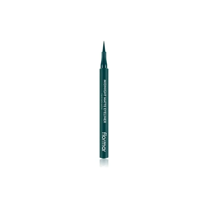 Flormar Midnight Matte Eyeliner In Green 1 Ml