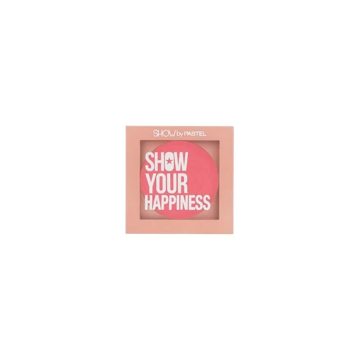 Show By Pastel Show Your Happiness Blush Vibrant Pink Tone Embossed Powder