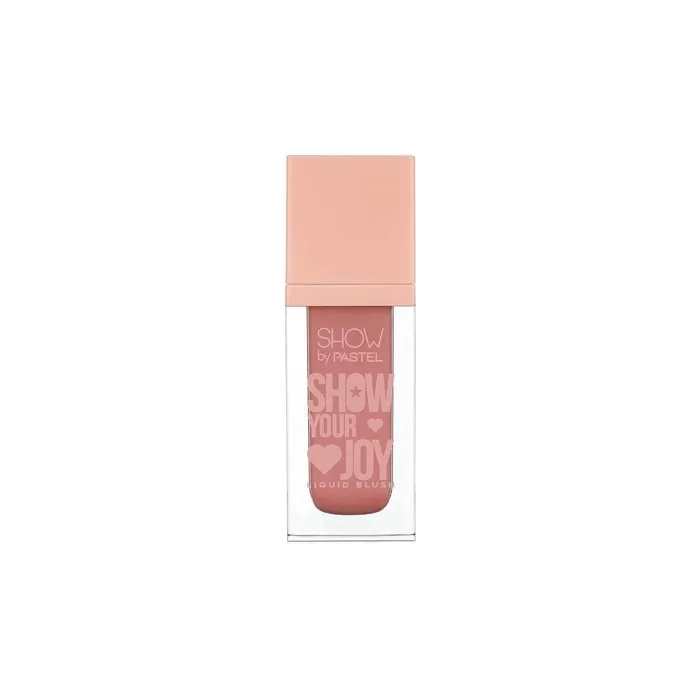 Show Your Joy Liquid Blush 53 Peach Dewy Finish Natural Looking Clean