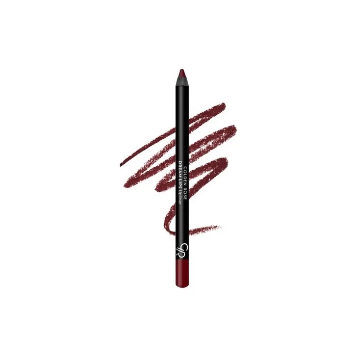 Golden Rose Dream Lips Lipliner Pencils 524 Plum Matte Without Transfer