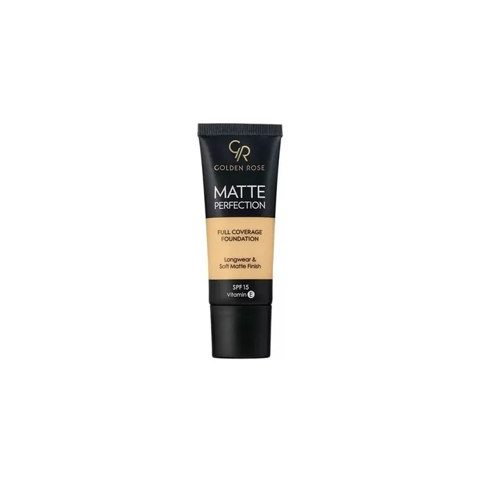 Golden Rose Matte Perfection Full Coverage Foundation Spf15 W3 35ml