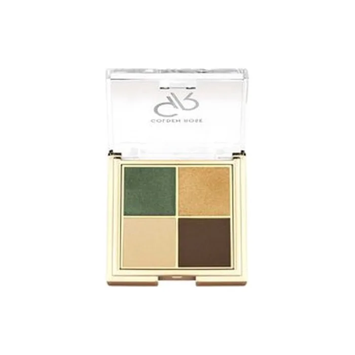 Golden Rose Quattro Eyeshadow Palette 02 4 In 1