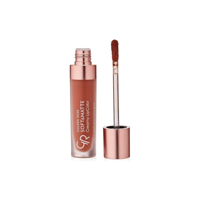Soft & Matte Creamy Lipcolor Liquid Creamy Lipstick Golden Rose 118
