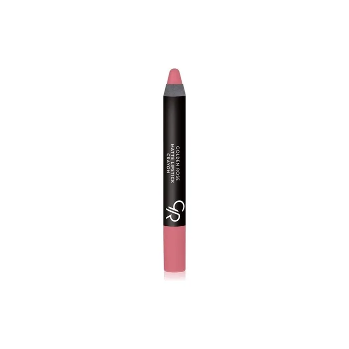 Golden Rose Matte Lipstick Crayon #12 Sea Pink Light