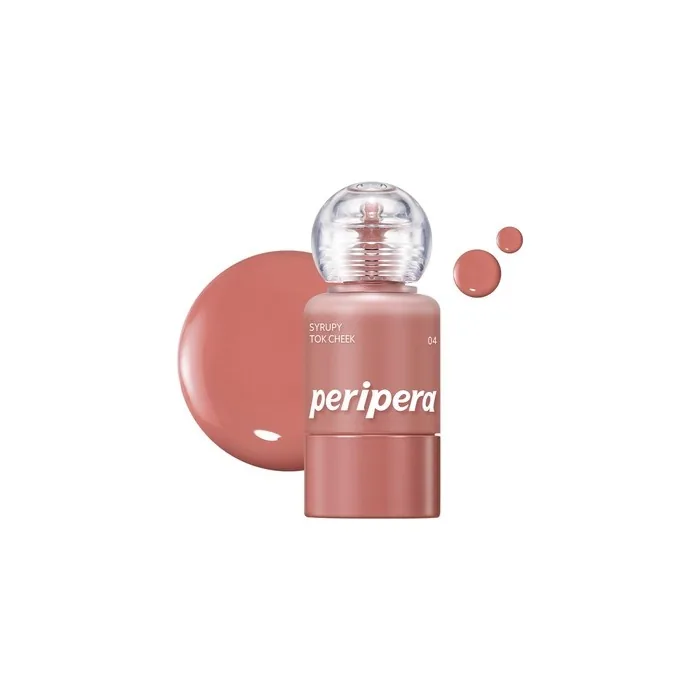 Peripera Syrupy Tok Cheek 5 Colors Liquid Blush Dewy Finish and Hydration