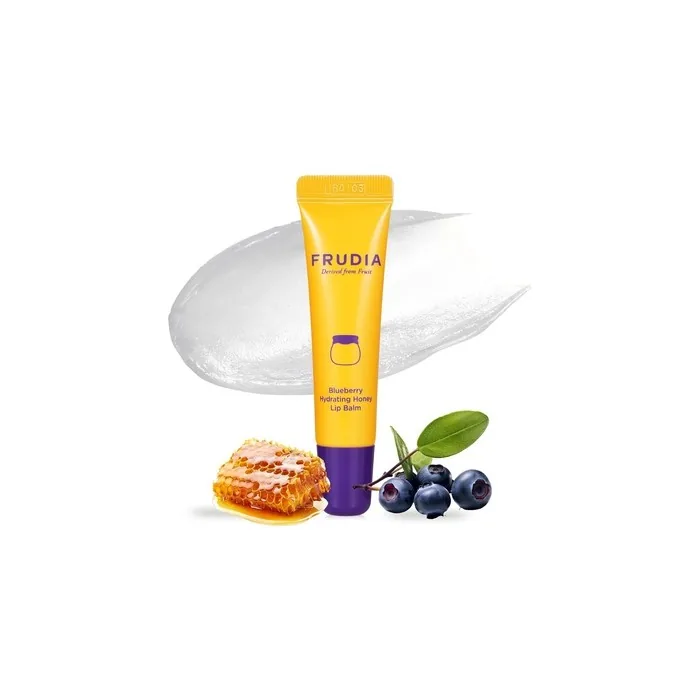 Frudia Blueberry Honey Lip Balm Tube Exfoliating & Moisturizing Dewy Korean Lip