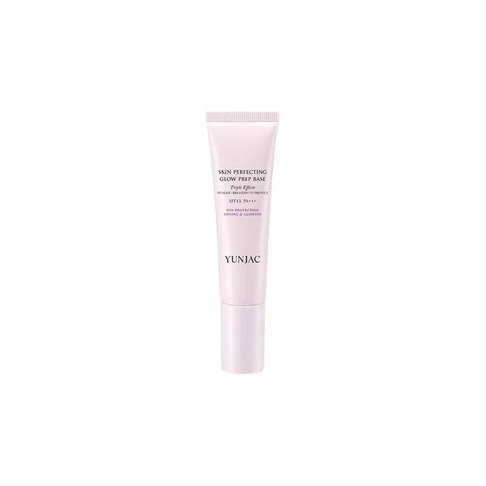 YUNJAC Skin Perfecting Glow Prep Base 30ml - Lightweight Makeup Primer with Vitamin E