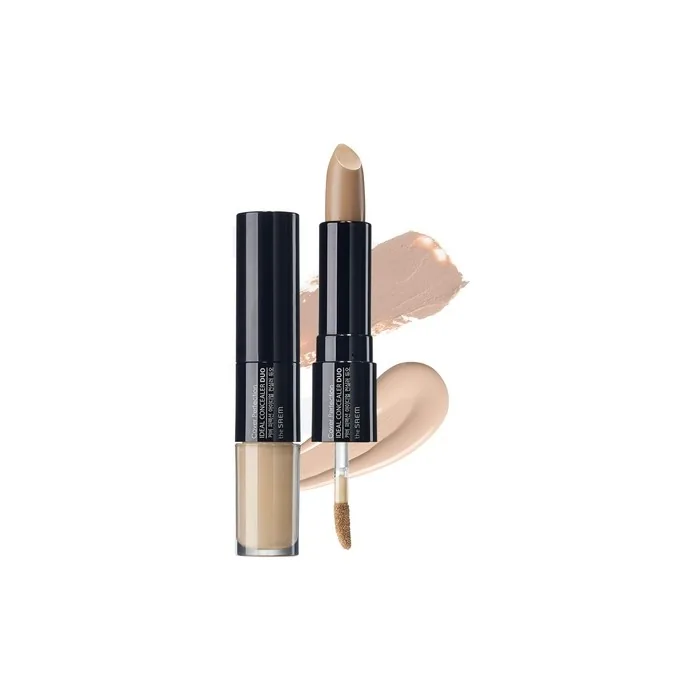 THESAEM Cover Perfection Ideal Concealer Duo #1.5 Natural Beige Full Coverage High Pigmented Concealer 1 Count