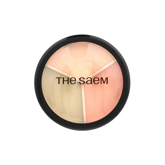 Saem Cover Perfection Triple Pot 03 Correct Up Beige Excellent Coverage And Natural Illumination In One