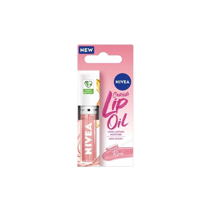 Nivea Caring Lip Oil Rose - 5.5 Ml