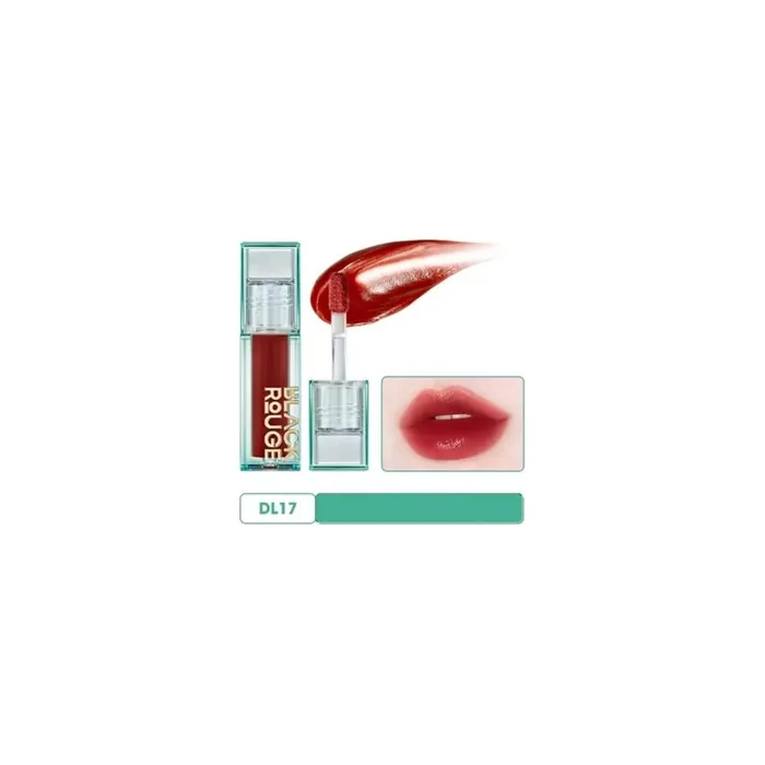 Black Rouge Double Layer Over Velvet 3 Dl17 Red Sapphire Velvety Lip Gloss