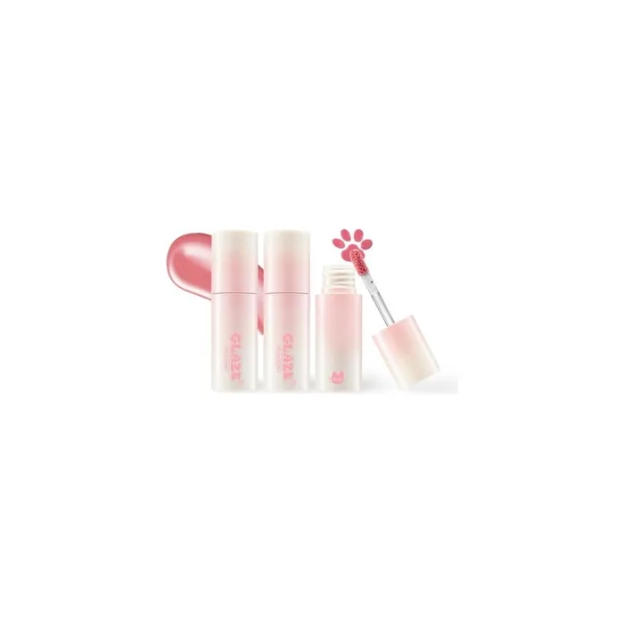 Chewy Lip Glaze High Shine Lip Gloss Korean Beauty Gz01 Peach Blossom 3.5