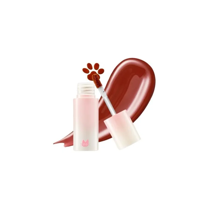 Chewy Lip Glaze High Shine Lip Gloss Korean Beauty Gz07 Cinnamon Latte 3.5