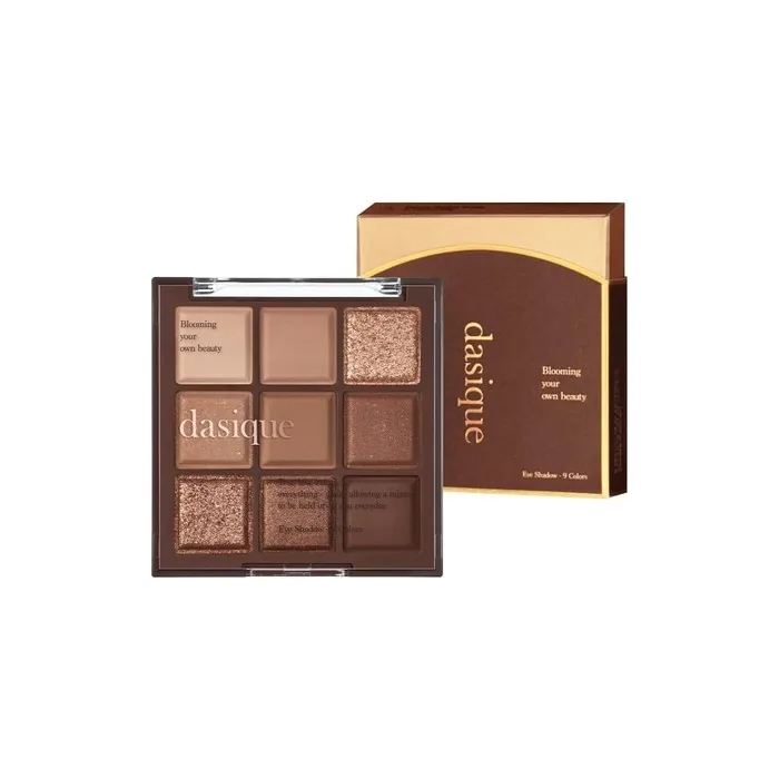 Dasique Shadow Palette No. 11 Chocolate Fudge Cruelty Free 9 Mixable Shades