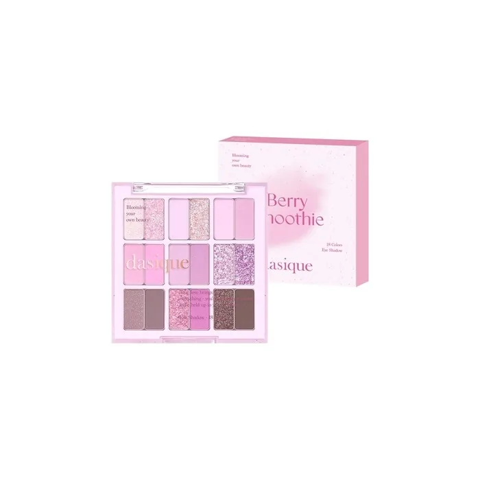 Dasique Shadow Palette #18 Berry Smoothie Vegan Cruelty-Free 18 Blendable