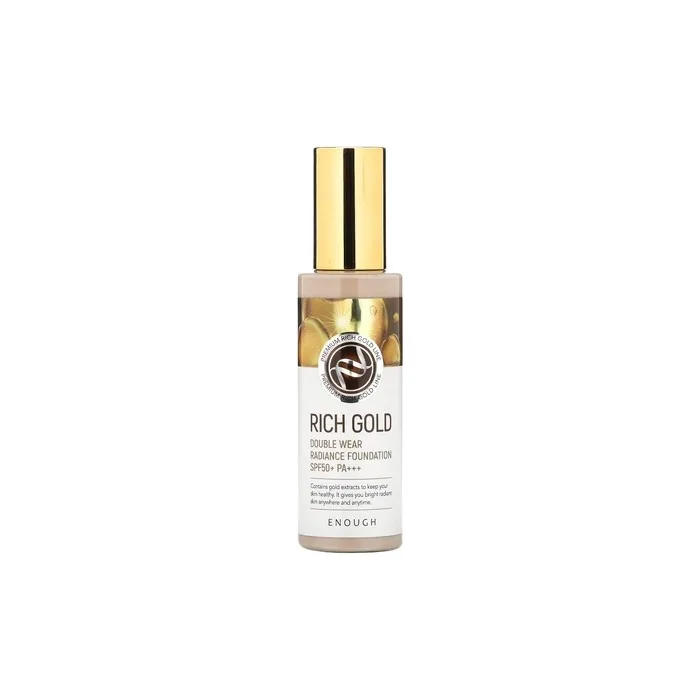 Enough Rich Gold Double Wear Radiance Foundation SPF 50 PA 13 3.53 Oz