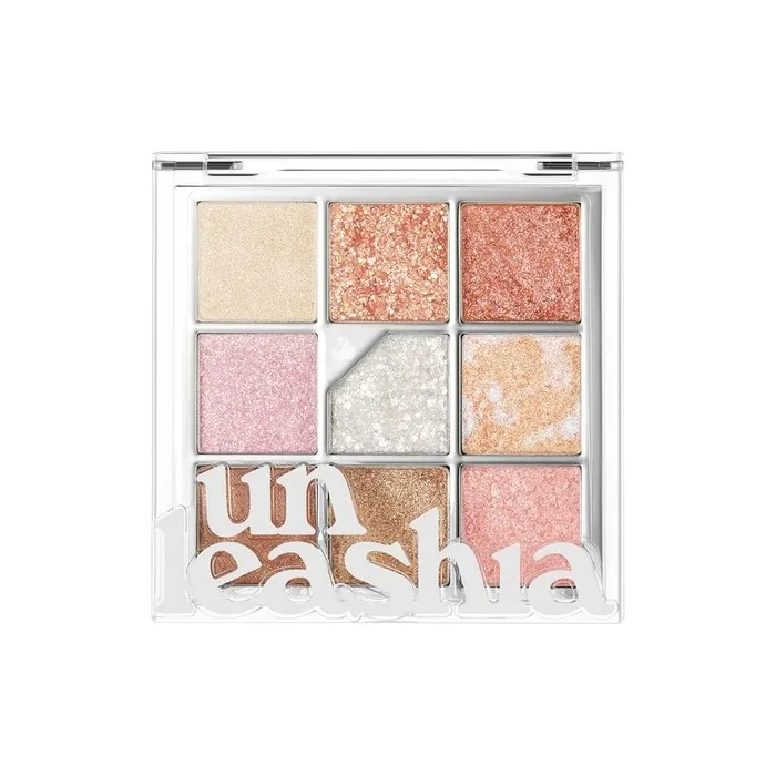 UNLEASHIA Glitterpedia Eye Shadow Palette Point Makeup Vegan Korean Cosmetics Matte Glitter Shimmer Pearl Daily Party Sparkling No.1 All of Glitter