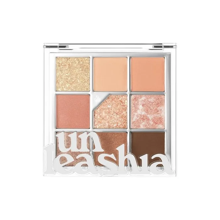 UNLEASHIA Glitterpedia Eye Palette No.3 All of Coralpink