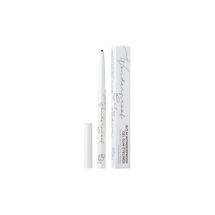 Bom Wonderproof Gel Slim Eyeliner 03 Deep Brown Longlasting And Waterproof